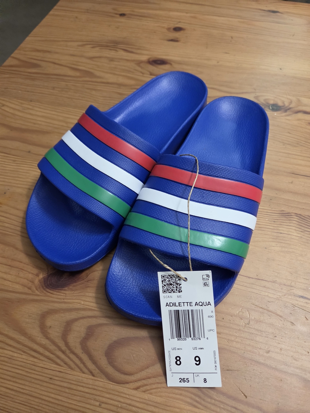 Adidas Adilette Aqua  Slide Sandals MEN'S